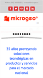 Mobile Screenshot of microgeo.cl